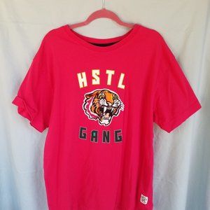 4XL Pink HSTL Gang Tiger T-Shirt - Hustle Gang